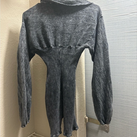 Fashion Nova Black Denim Jumpsuit - Picture 3 of 3